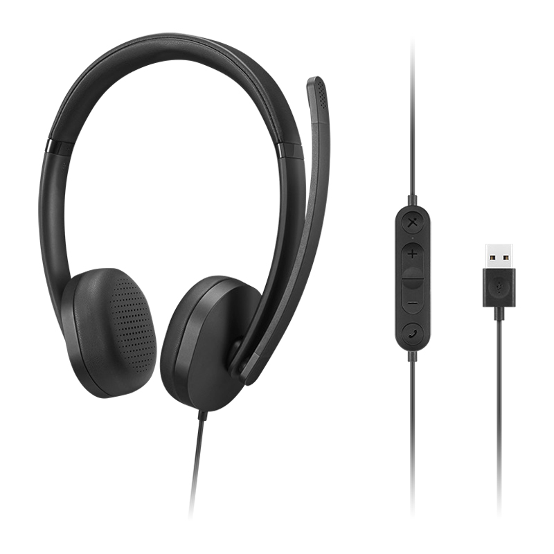 LEN USB-A WIRED STEREO HEADSET