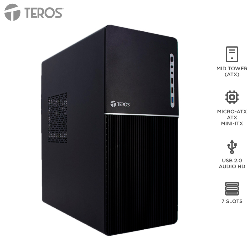 CASE STD ATX TE1037 250W BK