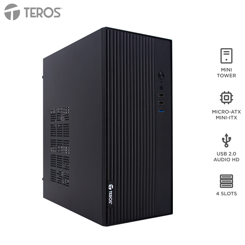 CASE STD MICRO ATX 250W TE1035