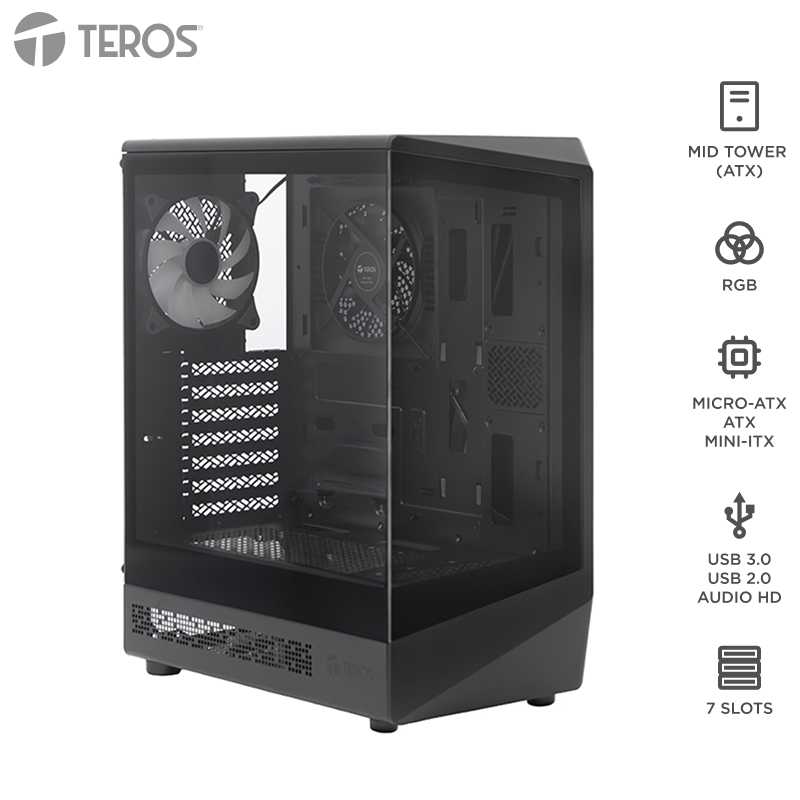 CASE GM ATX TE1321 BLACK
