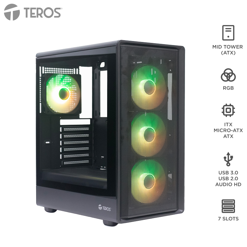 CASE STD ATX TE1323 BLACK