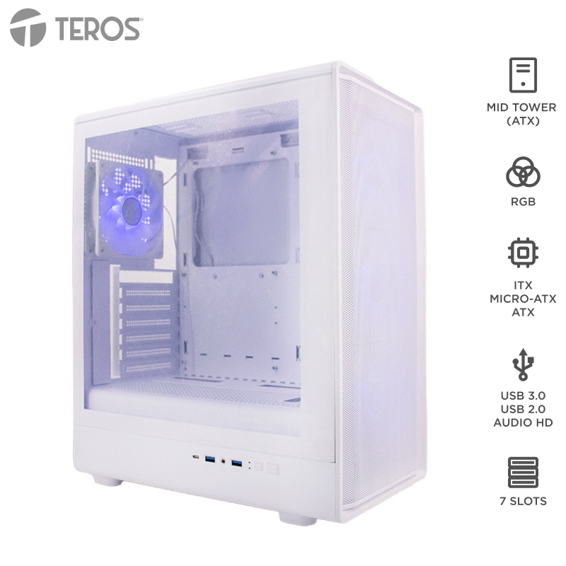 CASE GM ATX TE1329 WHITE
