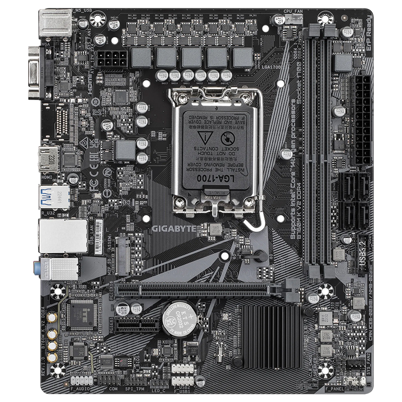 MB GB B760M K V2 S/V/L DDR4