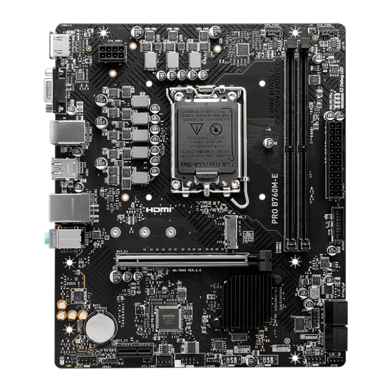 MB MS PRO B760M-E S/V/L DDR5