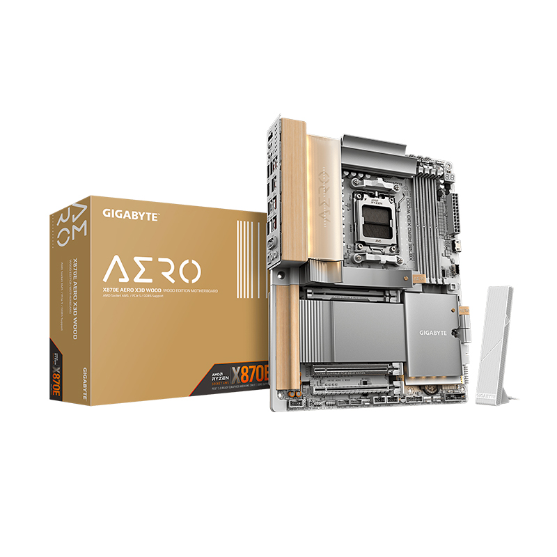 MB GB X870E AERO X WOOD DDR5