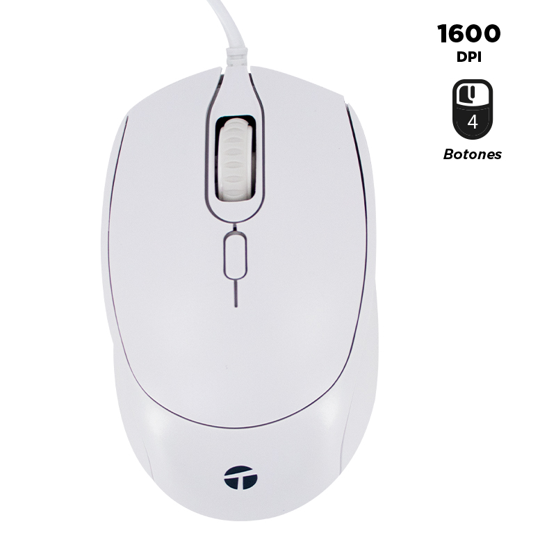 MOUSE STD USB TE1225 WH