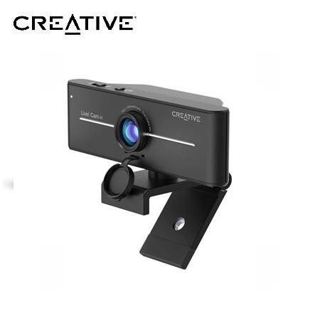 CAMARA CREATIVE LIVE! CAM SYNC 4K UHD 2160P DUAL MIC USB C/TAPA BLACK