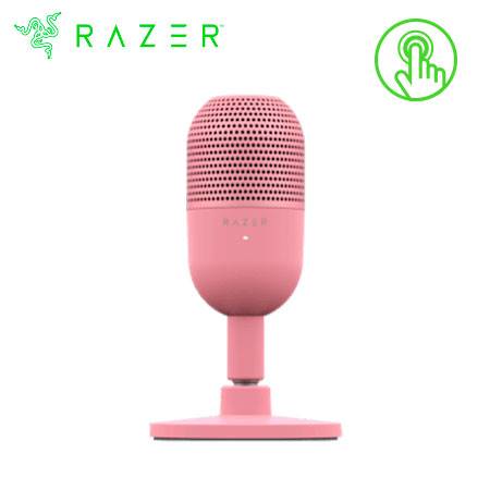 MICROFONO RAZER SEIREN V3 MINI USB STREAMING SUPERCARDIOIDE C/N SENSOR TOUCH SILENT QUARTZ