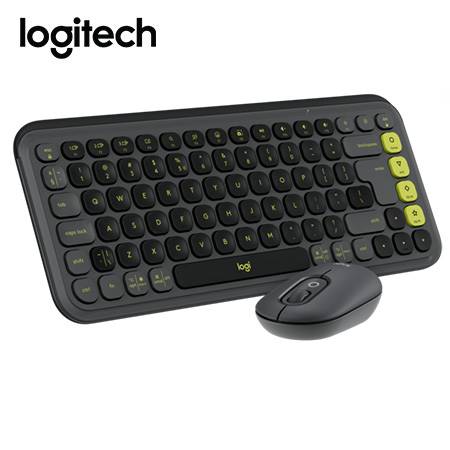 TECLADO LOGITECH + MOUSE POP ICON BLUETOOTH/WIRELESS SP / COPILOT/ GRAPHITE