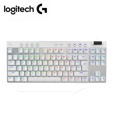 TECLADO LOGITECH PRO X TKL LIGHTSPEED USB WHITE