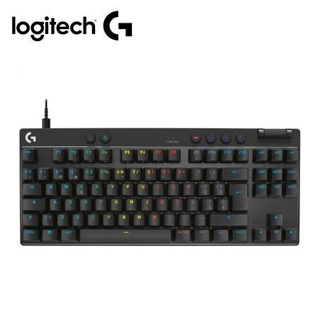 TECLADO LOGITECH PRO X TKL RAPID ANÁLOGO / WIRED USB-C / LIGHTSYNC RGB / KEYCONTROL BLACK