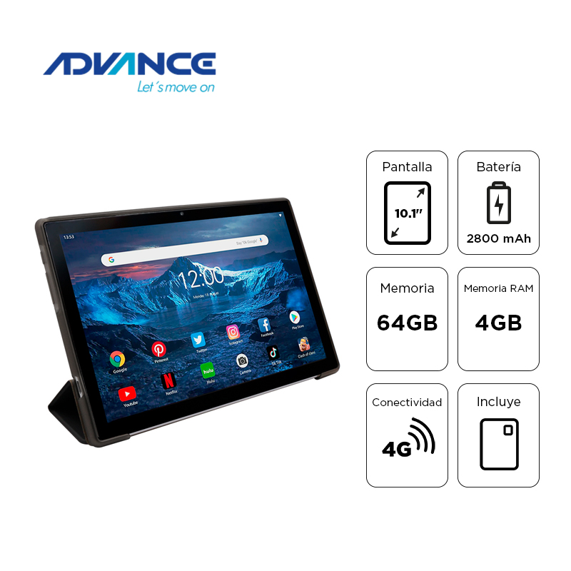 TB ADV 10 4G 4 64 SLV