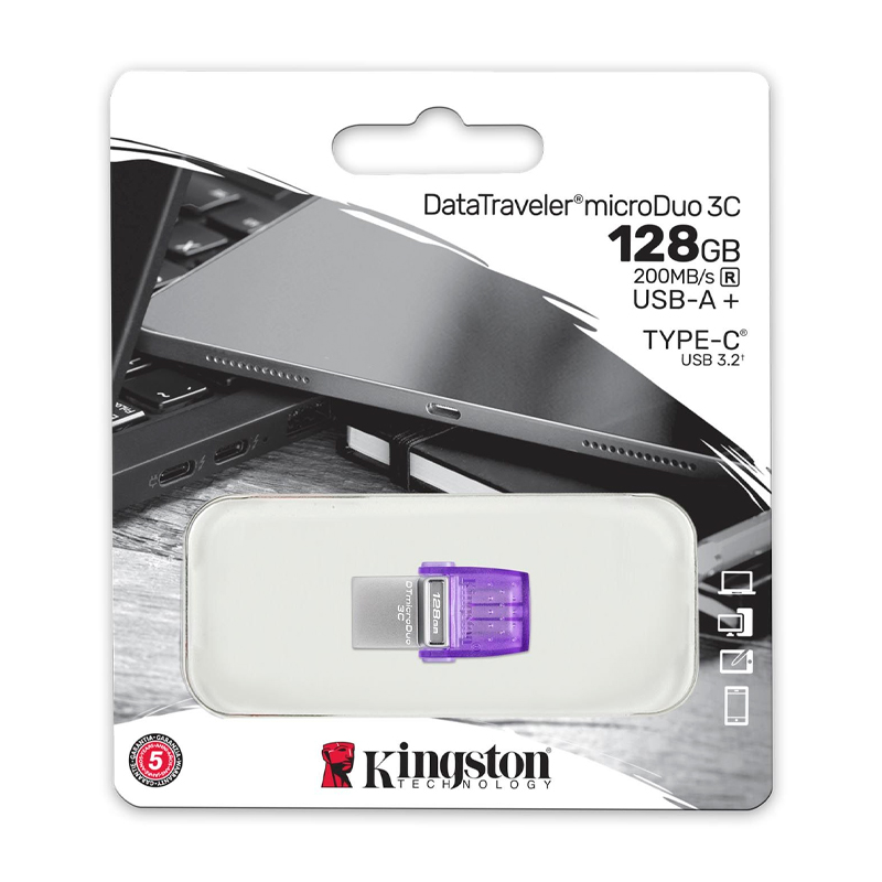 USB KT DT MICRODUO 3C 128GB