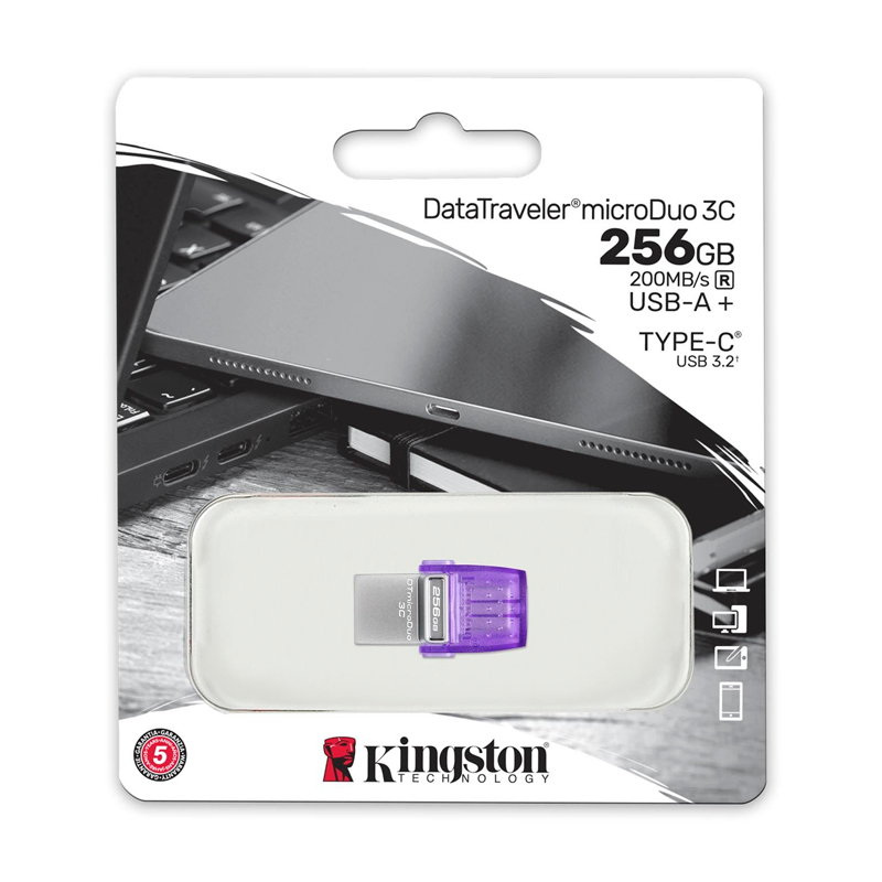 USB KT DT MICRODUO 3C 256GB