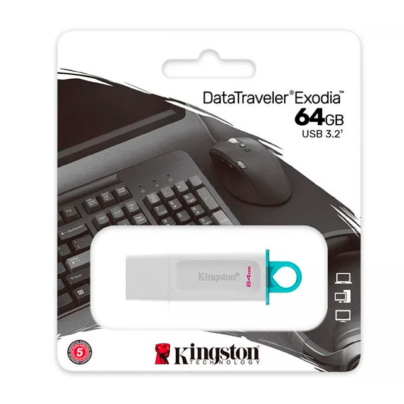 USB KT DT EXODIA 64GB 3.2 BLAN