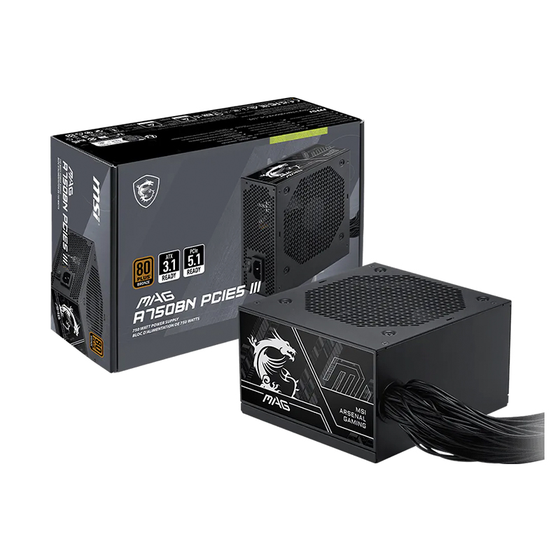 PSU MSI MAG A750BN PCIE5 III