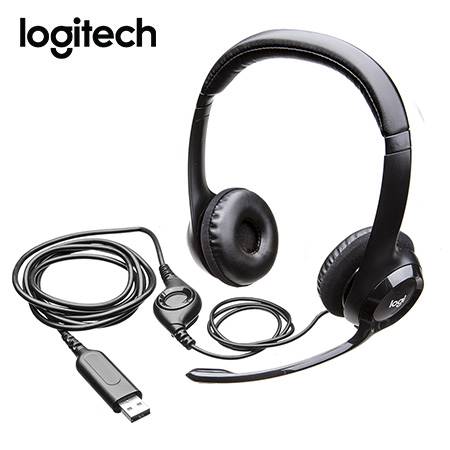 AUDIFONO C/MICROF. LOGITECH H390 USB NOISE CANCELLING BLACK