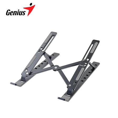 BASE GENIUS P/NOTEBOOK-TABLET G-STAND M250 ALUMINIO HASTA 17" PLEGABLE 7 NIVELES BLACK
