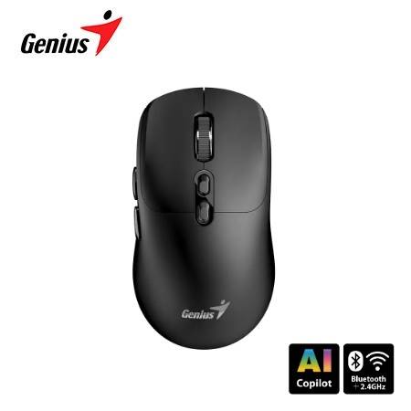 MOUSE GENIUS DUAL WIRELESS/BT NX-8080S BT AI COPILOT 7-BOT SILENT BLACK