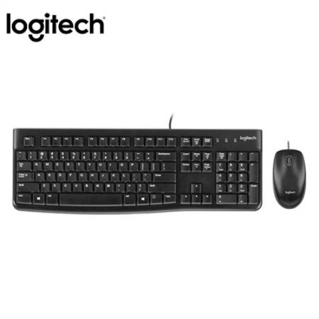 TECLADO LOGITECH + MOUSE MK120 USB SP BLACK (PN 920-004428)-UY