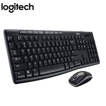 TECLADO LOGITECH + MOUSE MK270 WIRELESS USB BLACK (PN 920-004432)-UY