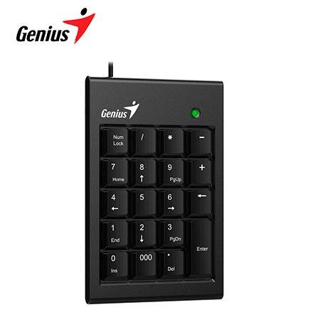 TECLADO NUMERICO GENIUS NUMPAD 110 USB CHOCOLATE KEYS BLACK
