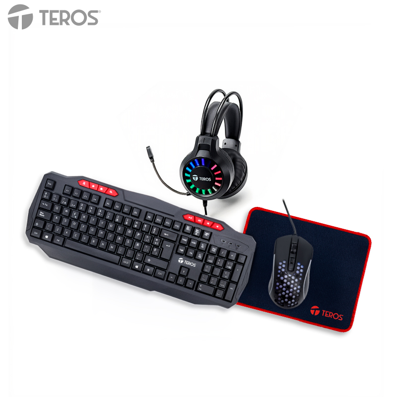 4 EN 1 TECLADO+ MOUSE+MSPAD+HD