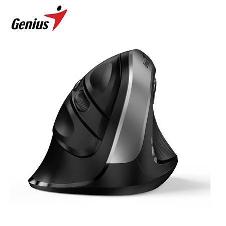 MOUSE GENIUS ERGO 8250S WIRELESS VERTICAL 6-BOT SILVER GREY