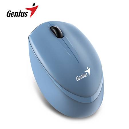 MOUSE GENIUS WIRELESS NX-7009 BLUEEYE ERGONOMICO BLUE GREY