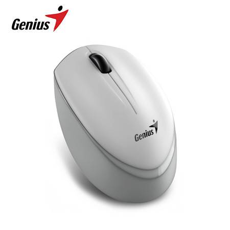 MOUSE GENIUS WIRELESS NX-7009 BLUEEYE ERGONOMICO WHITE GREY
