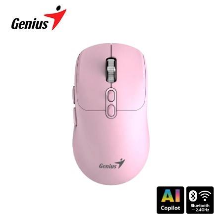 MOUSE GENIUS DUAL WIRELESS/BT NX-8080S BT AI COPILOT 7-BOT SILENT PINK