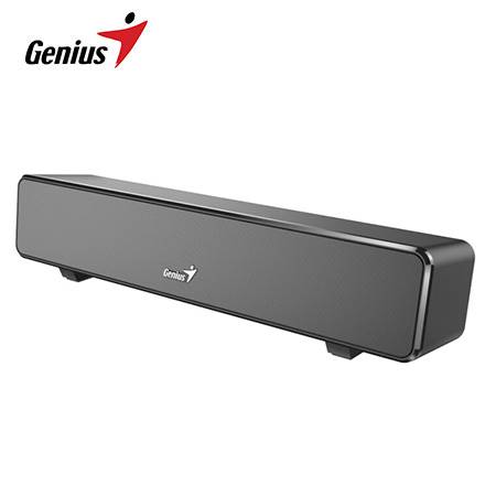 PARLANTE GENIUS SOUND BAR 100 MINI 6W 3.5MM USB POWER BLACK