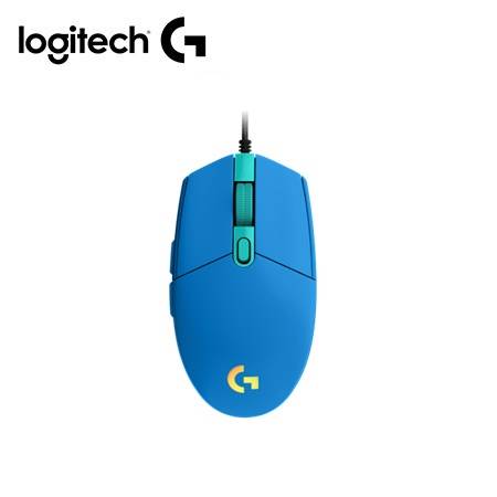 MOUSE LOGITECH G203 LIGHTSYNC OPTICAL 8000 DPI RGB BLUE