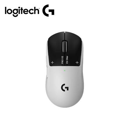 MOUSE LOGITECH PRO X 2 SUPERSTRIKE HÁPTICO 44K DPI/90H/WIRELESS LIGHTSPEED/HERO 2 BLACK-WHITE