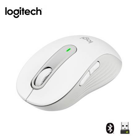 MOUSE LOGITECH SIGNATURE M650 SILENT WIRELESS/BLUETOOTH WHITE