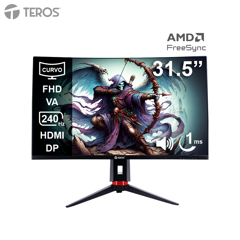 MON TE 32'' FHD 240HZ 1MS CVO