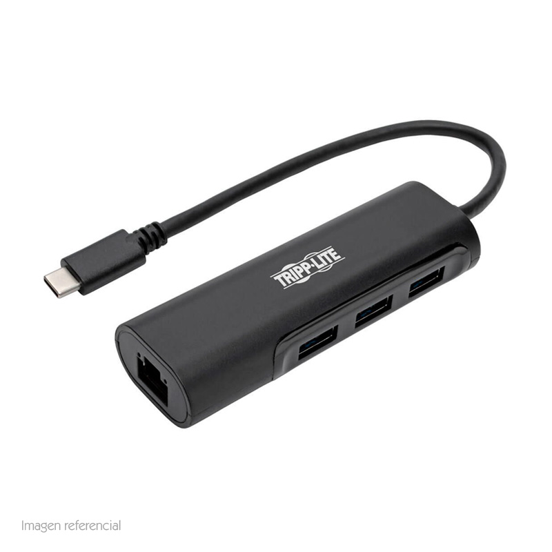 HUB 3 PRTOS USB C / 1 RED RJ4