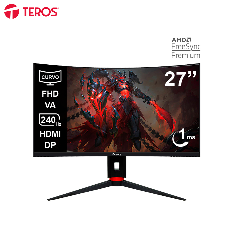 MON TE 27'' FHD 240HZ 1MS CURV