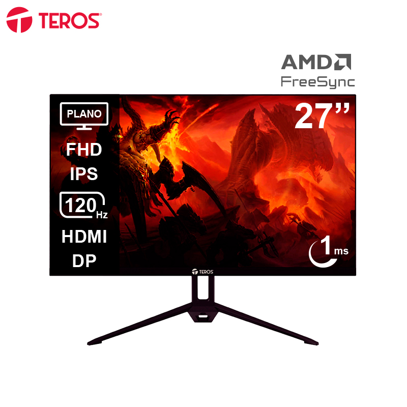 MON TE 27" FHD 120HZ 1MS FLAT