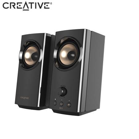 PARLANTE CREATIVE T60 2.0 30W/60W BT/ USB-C/ 3.5MM / MIC SB SURROUND 220V BLACK