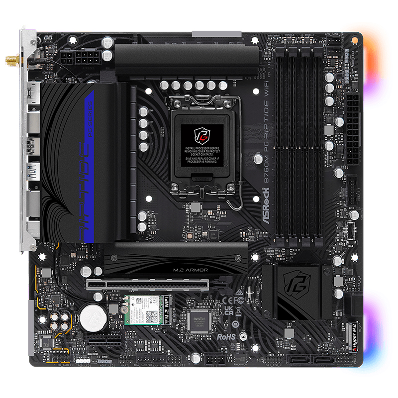 MB AR B760M PG RIPTIDE WF DDR5