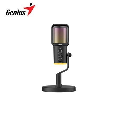 MICROFONO GENIUS MIC-S400U STREAMING USB-A/USB-C RGB BLACK