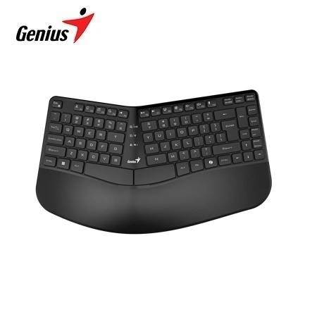 TECLADO GENIUS DUAL WIRELESS/BT ERGO KB-7000BT AI COPILOT WAVE KEYS SP BLACK