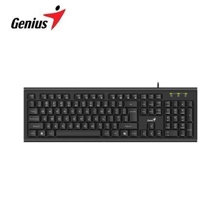 TECLADO GENIUS KB-113 AI COPILOT USB 12 FN KEYS SPILL RESISTANT SP BLACK