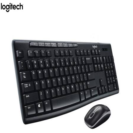 Teclado Logitech + Mouse MK270 Wireless USB Negro