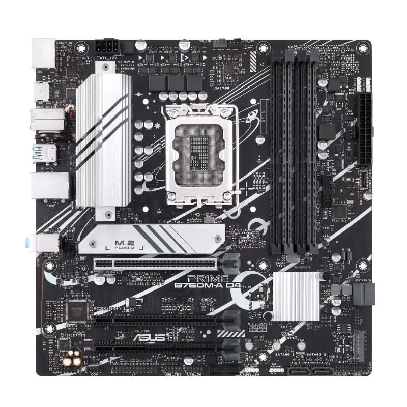 Placa Madre Asus B760M-A D4 sin V · L DDR4