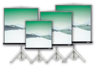 Klip Xtreme KPS-102B - Pantalla de Proyección con Trípode - 86 Pulgada ( 218 CM ) - 43 - Matte Blanco