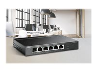 Tp-link TL-SF1006P - V1 - Conmutador - sin Gestionar - 6 X 10 · 100 4 Poe+) - Sobremesa, Montaje en Pared