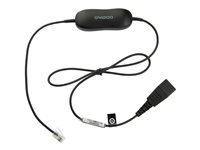 Jabra Smart Cord - Cable para Auriculares - Negro - para Cisco IP Phone 78XX; Biz 2300 Mitel 74XX; Dialog 42XX, 44XX, 5446 Snom 71x