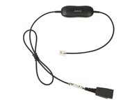 Jabra GN1216 - Cable para Auriculares - Desconexión Rápida Enchufe a RJ-9 Macho - 80 CM